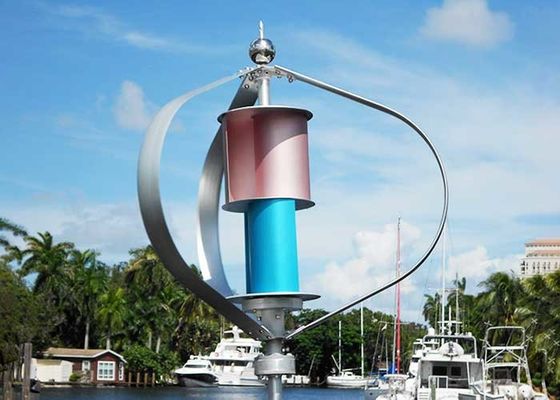 600W Vertical Wind Turbine With Solar Panels Moisture - Proof Design